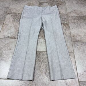 Ann Taylor Factory Womens Dress Pants Size 16 Gray Wide Leg Curvy Fit Stretch